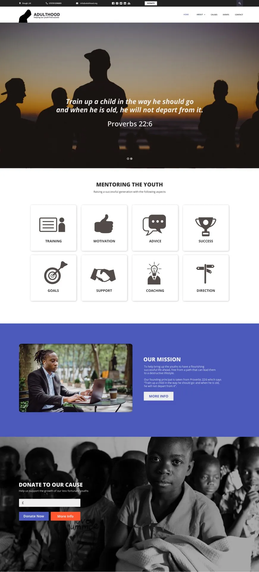 Adulthood - Youth Guidance Platform