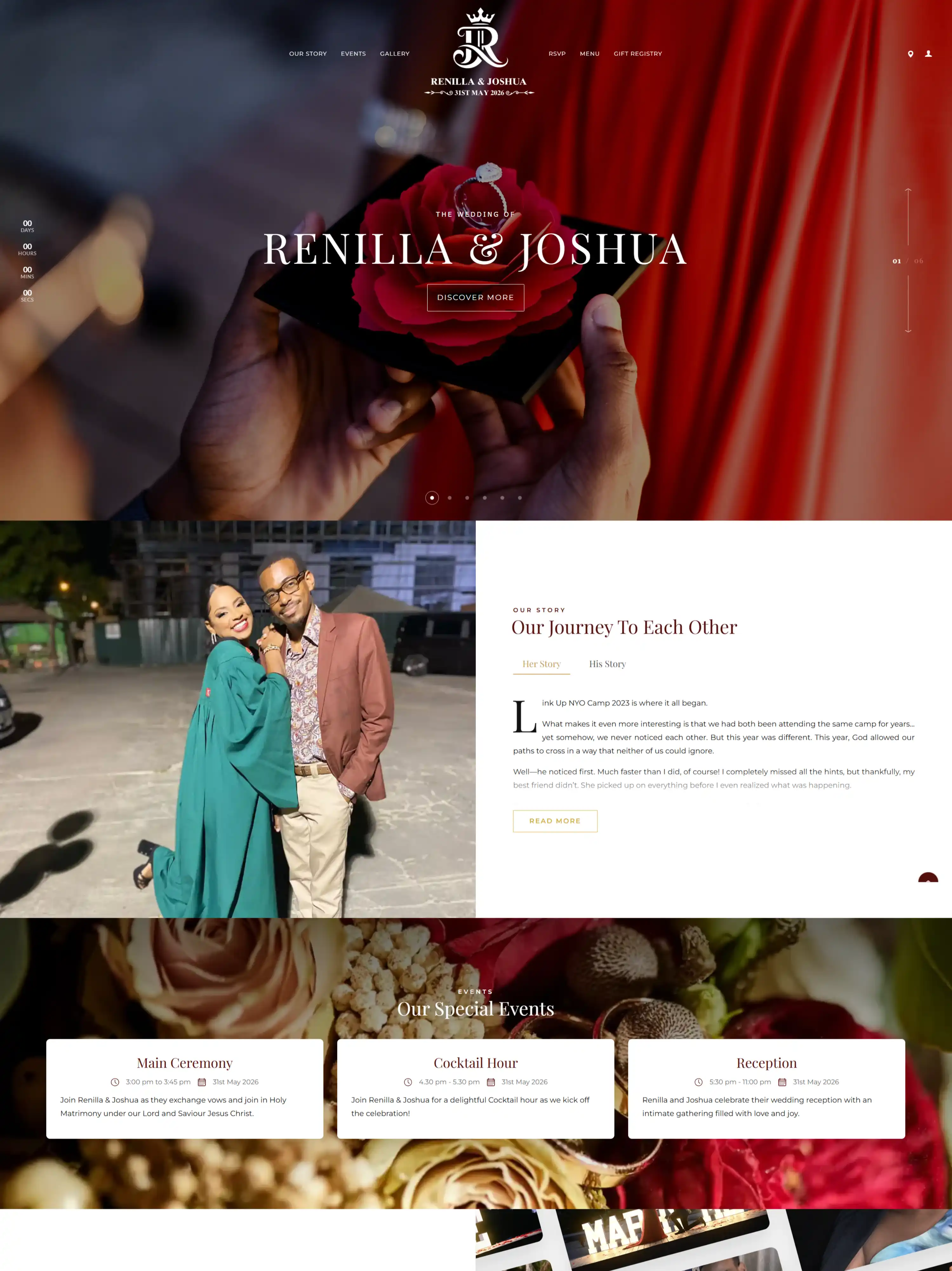 Renilla & Joshua Wedding